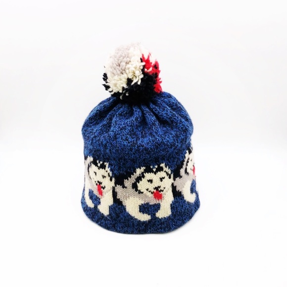 L.L. Bean Accessories - Vintage L.L. Bean Husky Winter Pom Hat